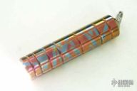 Killer AAA - Custom Ti Keychain Light (Copper/Blue Splash)