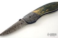 Damascus & Mastodon Ivory Folder