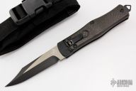 137-1T-LS Cobra Bowie - Black Tactical Serrated / LSCF