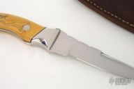 Scrimshawed Boot Knife