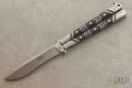 Venturi Carbon Fiber Inlay Balisong