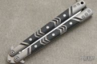 Venturi Carbon Fiber Inlay Balisong