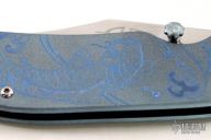 Engraved Titanium Folder