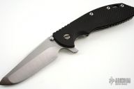 XM-24 Framelock Flipper - 4" (Hand-Ground / Carbon Fiber)