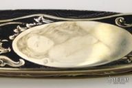 Engraved Damascus Folder