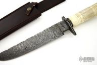 Damascus & Camel Bone Knife