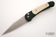 Monaco Prototype - Green w/ Ivory Micarta / Satin