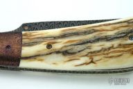 Feather Damascus Folder