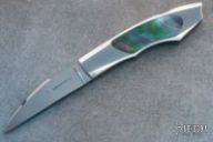 Exquisite Black Pearl  Lock Back