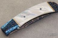 Blue Beauty Gents Folder