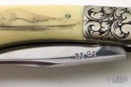 Engraved & Scrimshawed Nude Folder