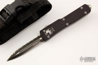 147-3 UTX-70 - D/E Black Full Serrated
