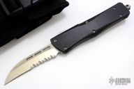 147-8 Troodon Wharncliffe Satin Serrated Edge