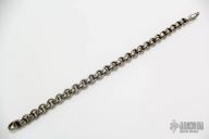 14 Gauge 50/50 Punched and Butted Titanium Bracelet