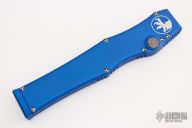 150-6BL Halo V T/E - Blue Satin Full Serrated