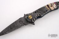 Damascus & Mammoth Tooth Flipper