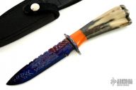 Damascus & Walrus Ivory Hunter