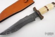 Damascus & Camel Bone Fighter