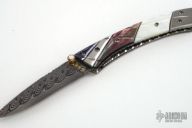 Damascus Linerlock Folder