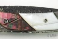 Damascus Linerlock Folder