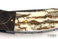 Damascus & Mastodon Ivory Folder