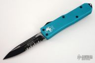 125-2AQ UTX-85 Aqua - Black Serrated