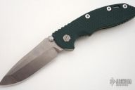 XM-18 Framelock - 3 1/2" (Tumble Finish / Green G10)