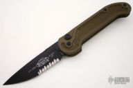 135-2GT LUDT Green - Black Serrated Tactical