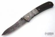 Damascus & Horn Linerlock