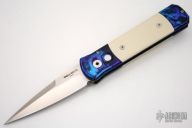 Godson 710 - Jazz Handle / Ivory Micarta Inlays / Satin Blade