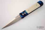 Godfather 910 - Jazz Handle / Ivory Micarta Inlays / Satin Blade