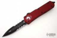 109-2RD Scarab Executive Red D/E - Black Serrated