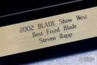 2002 Blade Show Fixed Blade Winner