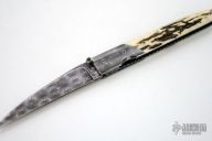 Damascus & Mammoth Ivory Folder