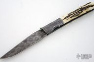 Damascus & Mammoth Ivory Folder