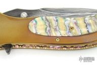 Damascus & Mammoth Tooth Folder