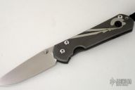 Large Sebenza 21 - Unique Graphic (Silver Contrast w/ Black Onyx)