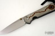 Large Sebenza 21 - Unique Graphic w/ Citrine