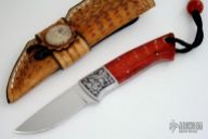 Engraved Apple Coral Hunter
