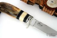 Engraved Walrus Ivory Hunter
