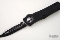 142-3T Combat Troodon D/E Black Full Serrated Tactical