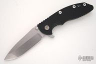 XM-18 Framelock Flipper - 3 1/2" (Tumble Finish / Black & Green G10)