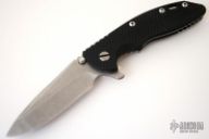 XM-18 Framelock Flipper - 3 1/2" (Tumble Finish / Black G10)