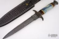 Damascus & Bone Dagger