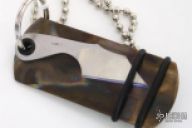 Titanium Dog Tag Knife