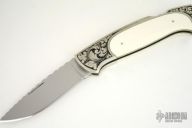 Engraved Lockback Folding Knife