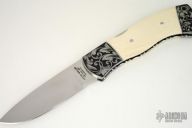 Engraved Lockback Folding Knife