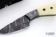 Mini Damascus Fixed Blade