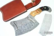 Damascus Cleaver w/ Extra Blade