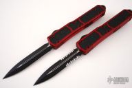 Makora Fire Ant D/E OTF Red Handle/Black Blade - Auto